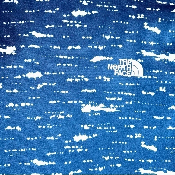 The North Face Speckled Steel Blue Zip Up Lightweight Jacket - Size M - Picture 5 of 6